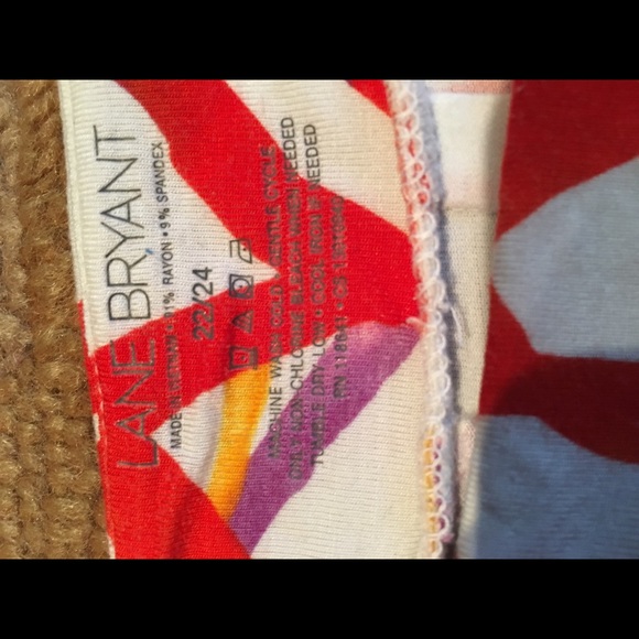 Lane Bryant Multicolor Tunic Size 22/24 - Picture 3 of 3